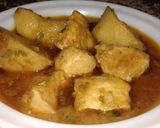 A picture of step 4 of Chicken Aalu Ka Salan.