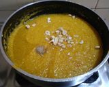 A picture of step 4 of Mango Kesari.
