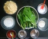 पालक पकोड़े (Palak pakode recipe in Hindi) रेसिपी चरण 1 फोटो