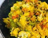 मिक्स वेज (Mix veg recipe in Hindi) रेसिपी चरण 5 फोटो