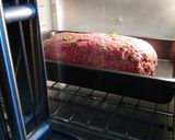 A picture of step 6 of Spinach Artichoke dip Stuffed Meatloaf.