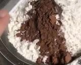 A picture of step 1 of Red velvet cheesecake.