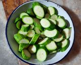 Une image de l'étape 1 de Gratin de courgettes.