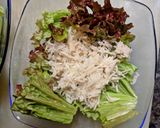 A picture of step 17 of Garlic Pork Salad/Rice Bowl.