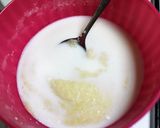 A picture of step 5 of Eggless Semolina Cake.