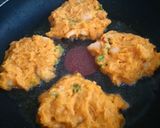 A picture of step 9 of Sweet Potato and Prawn Cakes.