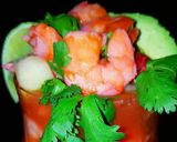 A picture of step 8 of Mike's Coctel de Camarones [mexican shrimp cocktail].