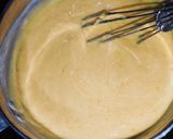 A picture of step 6 of Mango Pudding Delight 3 layered.