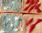 A picture of step 2 of Beetroot sandwich.
