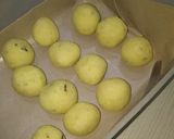 Foto langkah ke 3 dari resep Bola Ubi Crispy Mozarella, Coklat.
