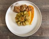 Une image de l'étape 13 de Courgettes,poulet et sauce 👍😋.