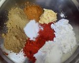 A picture of step 2 of Malabar trevally fish fry.