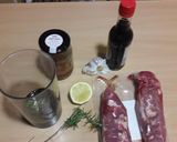 Foto del paso 1 de la receta Solomillo con soja, romero miel, ajo y limón