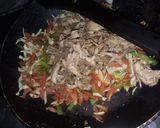 A picture of step 3 of Vegetable roll.
