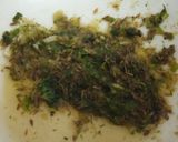 A picture of step 1 of Lauki ka raita.