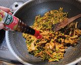 Foto langkah ke 9 dari resep Tumis Bunga Pepaya dengan Tempe dan Ikan Cue.