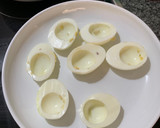 Foto del paso 1 de la receta: Huevos relleno de palito de cangrejo
