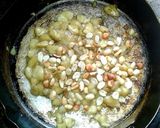 A picture of step 2 of Banana Pancake stuffed with peanut & cheese.