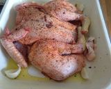 A picture of step 4 of Spatchcocked Roast Chicken.