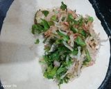 A picture of step 3 of Cilantro and Radish Paratha.
