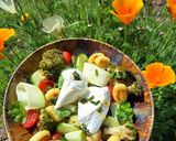 Une image de l'étape 3 de Salade de gnocchis aux légumes et mozzarella.