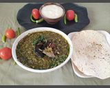 A picture of step 11 of Palak sprouts Khichdi.