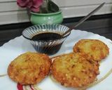 A picture of step 6 of Sabudana Tikki.