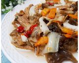 Foto langkah ke 3 dari resep Tumisan basah Tauki Vegan.