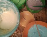 Foto langkah ke 3 dari resep Rainbow Cake Kukus.