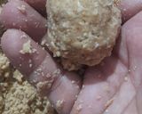 A picture of step 7 of Oats Peanut Butter Laddu.