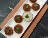 A picture of step 5 of PROTEIN SPROUT TIKKI...High Protein Pan Fried Starter for Parties...