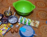 Foto langkah ke 1 dari resep Bolu Coklat 2 Telur.