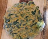 A picture of step 3 of Drumstick leaves Paratha.