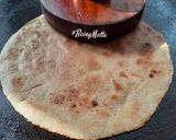 A picture of step 2 of Ghee Roasted Crisp Rotis.