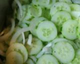 A picture of step 2 of Cucumber and onion salad.