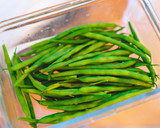 A picture of step 5 of Preparation of string beans.