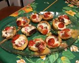 Une image de l'étape 8 de Petits nids farcis jambon blanc,mozzarella di buffala et tomates cerises.