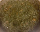 A picture of step 4 of پالک گوشت.