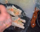 A picture of step 9 of Combo Club sandwich.