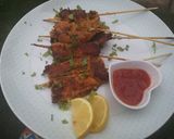 A picture of step 3 of Five ingredients Quick Fish tikka.