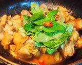 【源釀醬油】 塔香芋頭燒雞的食譜步驟4照片