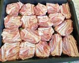 Baconös, fokhagymás sertéskaraj sütőben sütve recept fázis 3 fotója