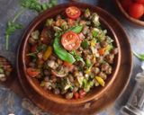 A picture of step 4 of Italian Chana Salad.
