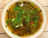 Hình bước làm 3 của món Canh chua dưa và tảo xoắn Chi Lê