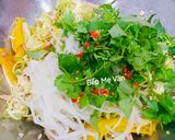Hình bước làm 3 của món Gỏi gà hoa chuối(bắp chuối)