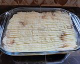 A picture of step 8 of Shepherd's pie.