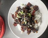 A picture of step 9 of Spicy Cashew Chicken.