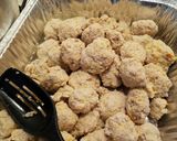 A picture of step 8 of Gefilte fish balls.
