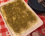 A picture of step 7 of Matcha Tea Tiramisu.