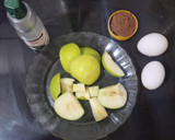 Foto del paso 1 de la receta: Budín proteico de Manzana y Cacao! (sin harina, ni azúcar)